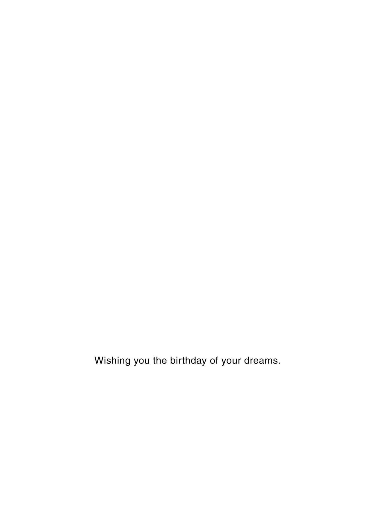 Dreamy Wishes Birthday Card