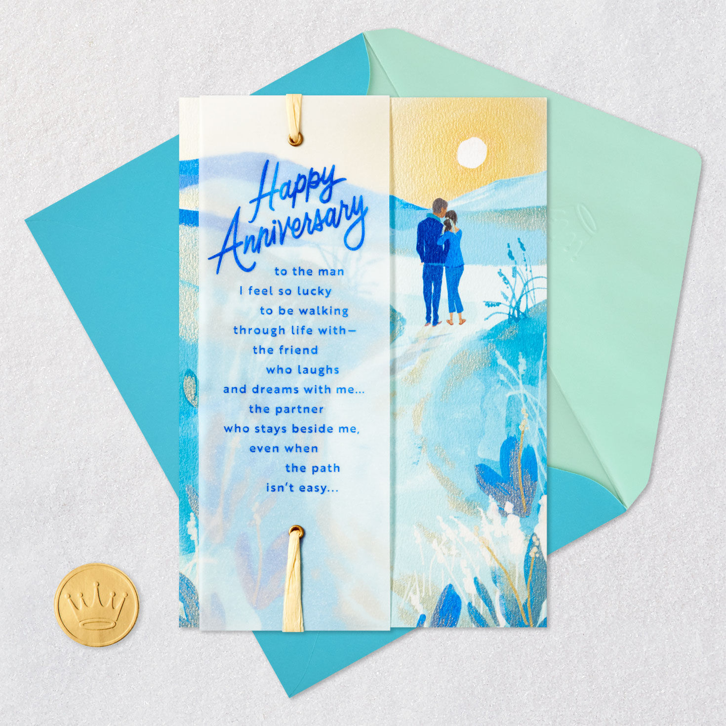 I Feel So Lucky Romantic Anniversary Card for Husband - Greeting Cards ...
