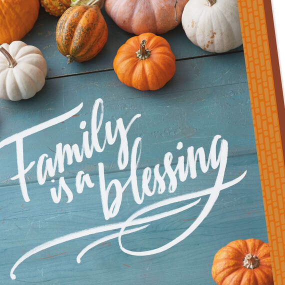Family Is a Blessing Thanksgiving Card, , large image number 4