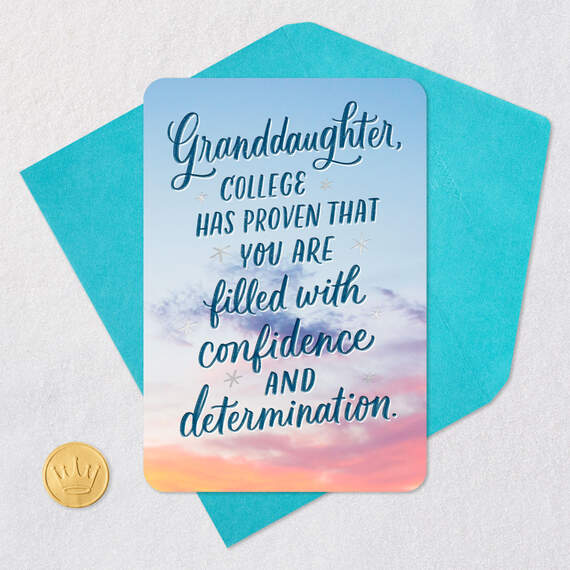 So Proud of You College Graduation Card for Granddaughter, , large image number 5