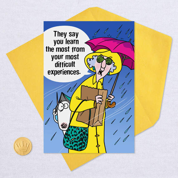 Maxine™ Rainstorm Funny Encouragement Card, , large image number 5
