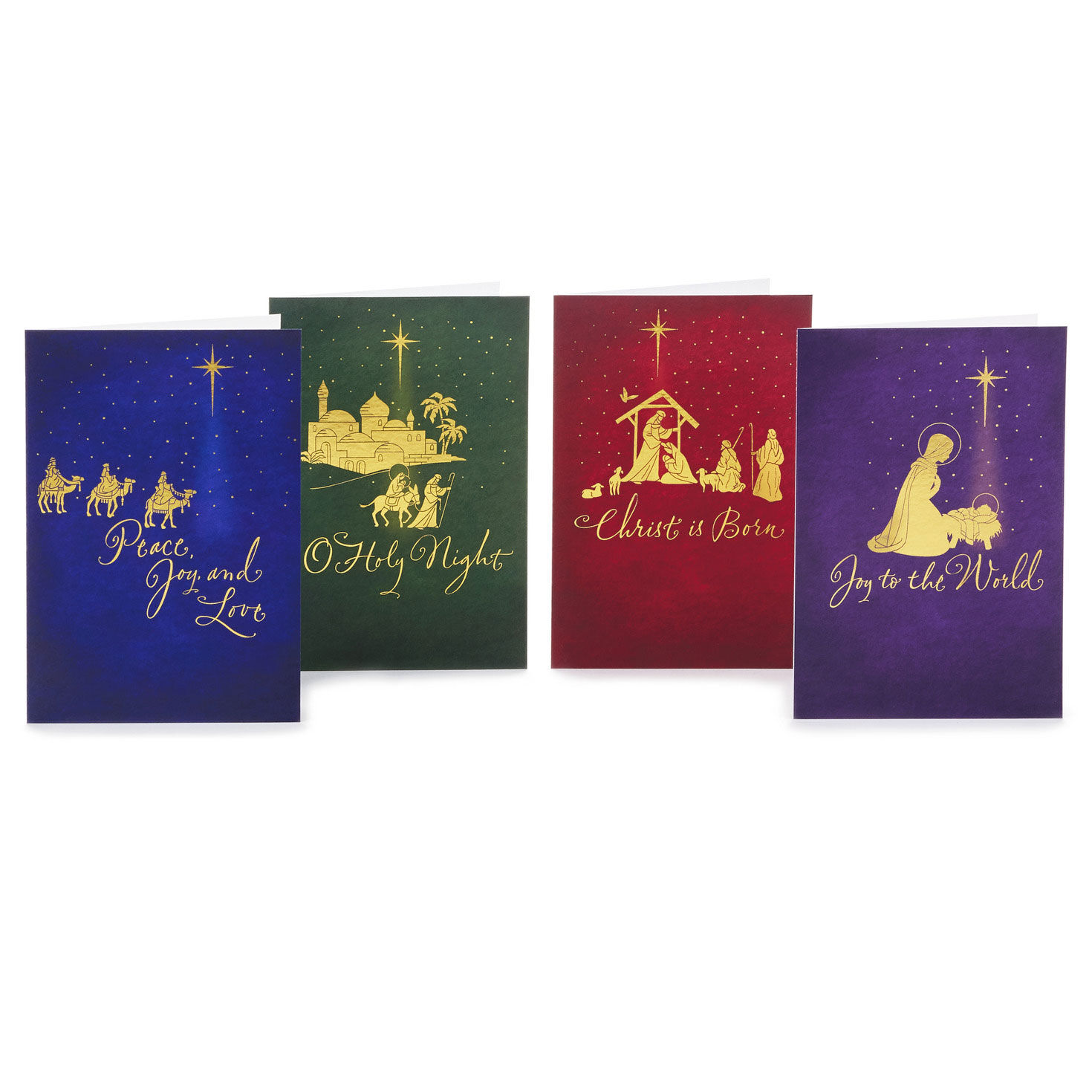 Faith-Filled Scenes Assorted Christmas Cards, Box of 24