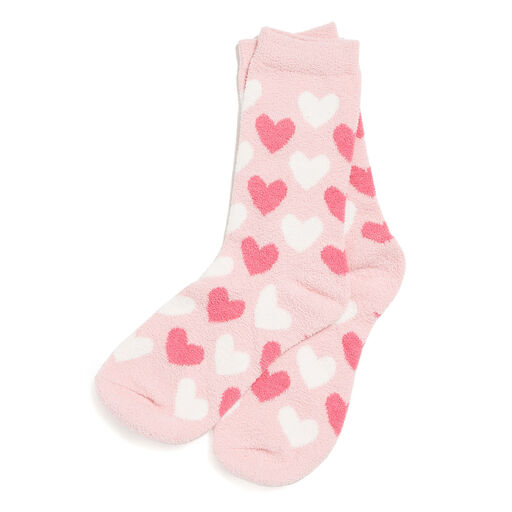 Vera Bradley Cozy Socks in Mon Amour Soft Blush, 