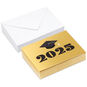 Black and Gold 2025 Graduation Note Cards Pack  image number 1