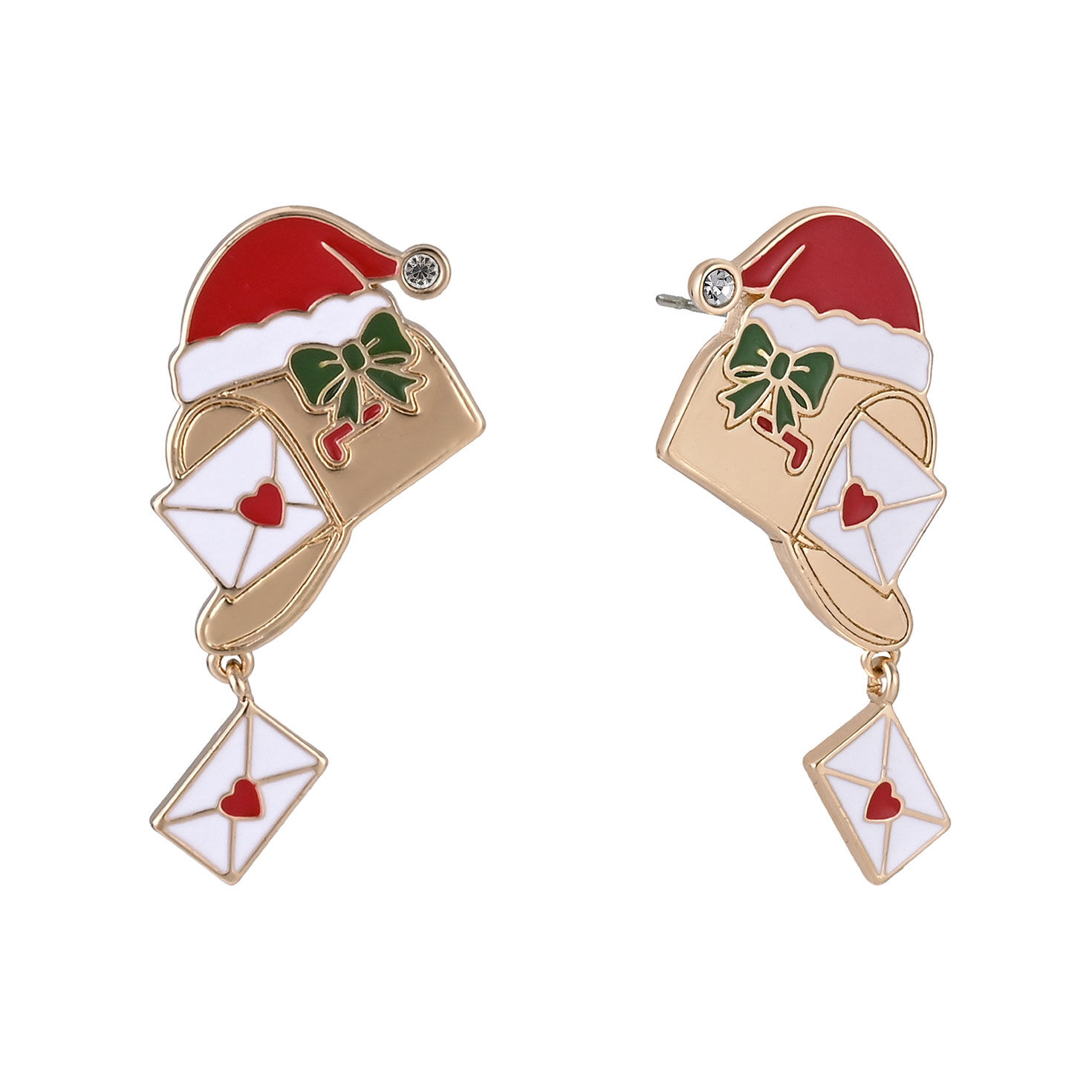 Santa Mail Statement Earrings