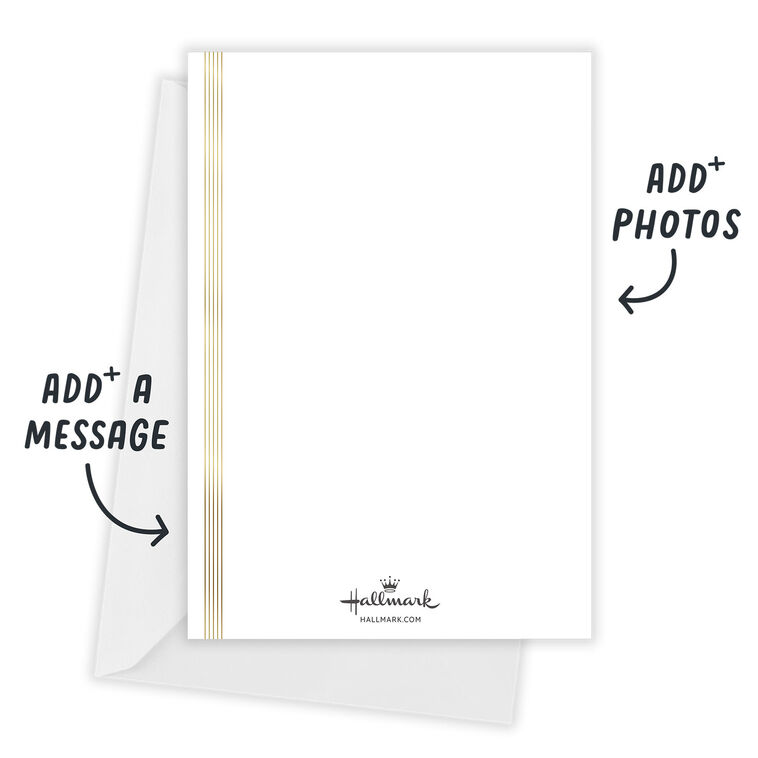 back of grad cards Simple Script Graduation Card
