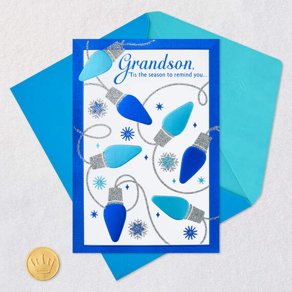 You're Loved and Important Christmas Card for Grandson, , large image number 5