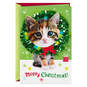 Caroling Cat Funny Musical Christmas Card, , large image number 1