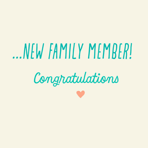 Leash Heart New Dog Congratulations Card, 