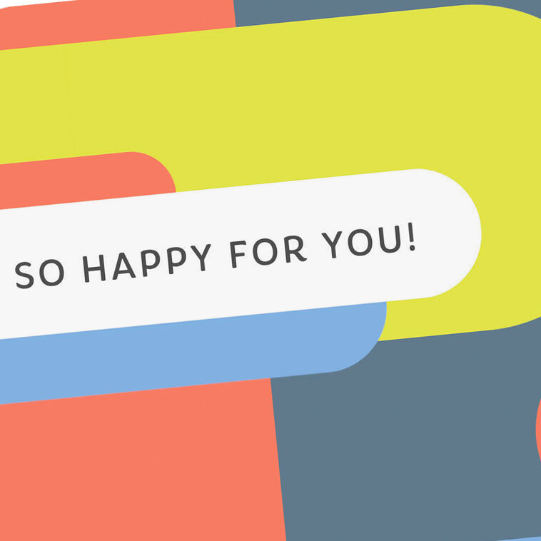 Mod Graphics Blank Congratulations Card Card Front Detail image number 3