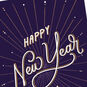 Starburst on Navy New Year Cards Pack Card Front Detail image number 3