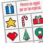 8-Bit Video Game Icons Gift Card Holder Christmas Card Card Front Detail image number 4