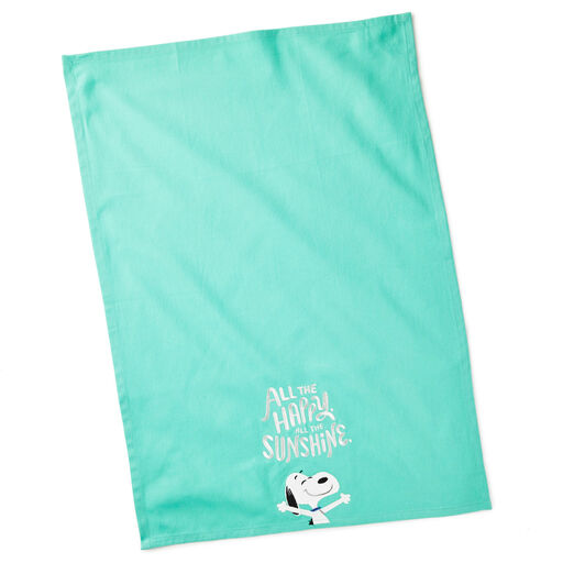 Peanuts® All the Happy Snoopy Tea Towel, 