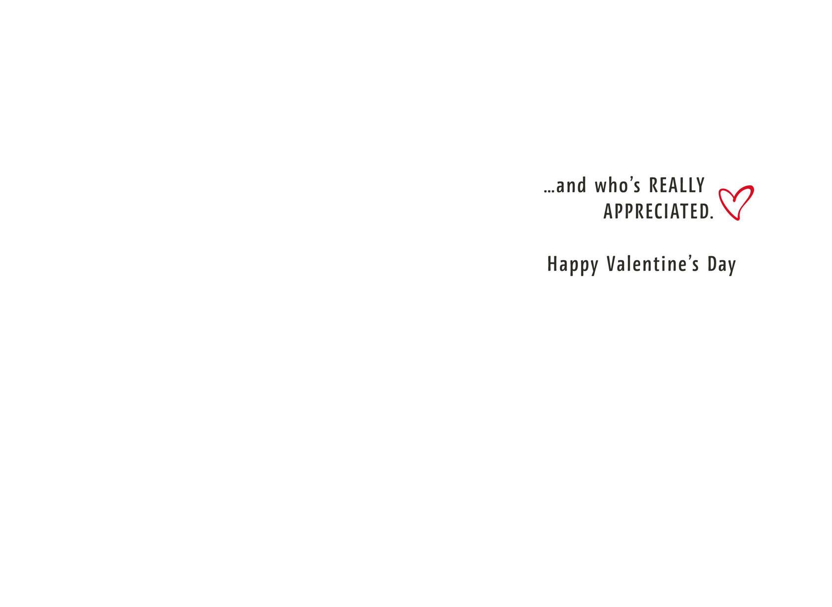 Scribble Heart Valentine's Day Card for Teacher
