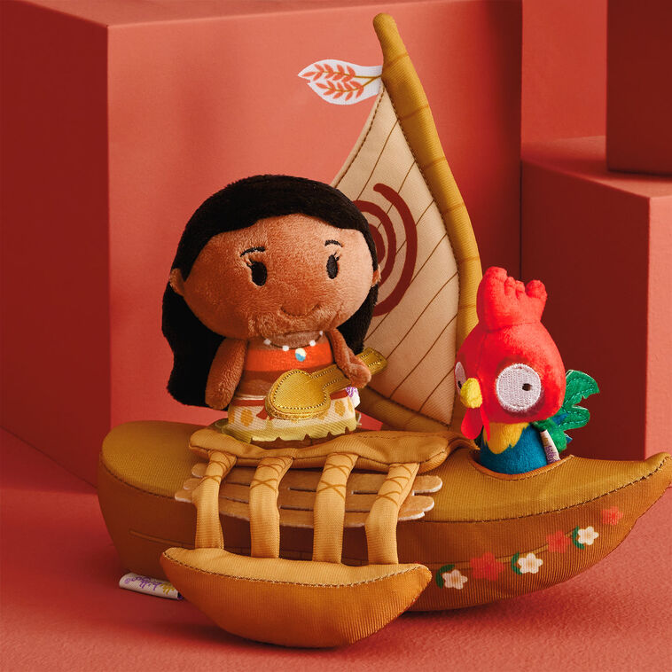itty bittys® Disney Moana, Hei Hei and Boat Plush, Set of 3