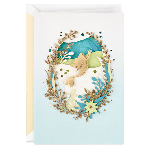 Disney Ariel The Little Mermaid Blank Card, 