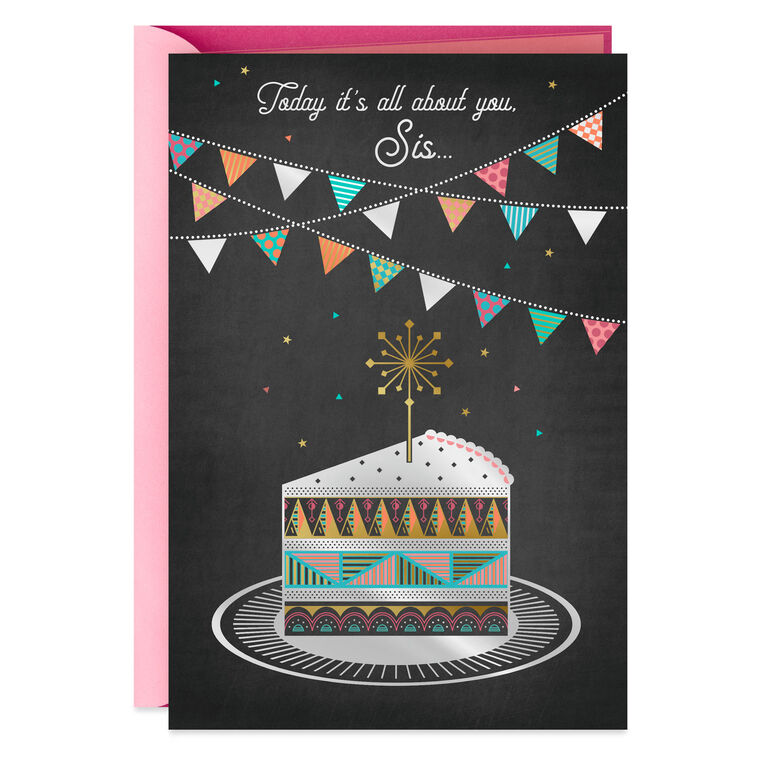 Wonderful, Beautiful You Birthday Card for Sister