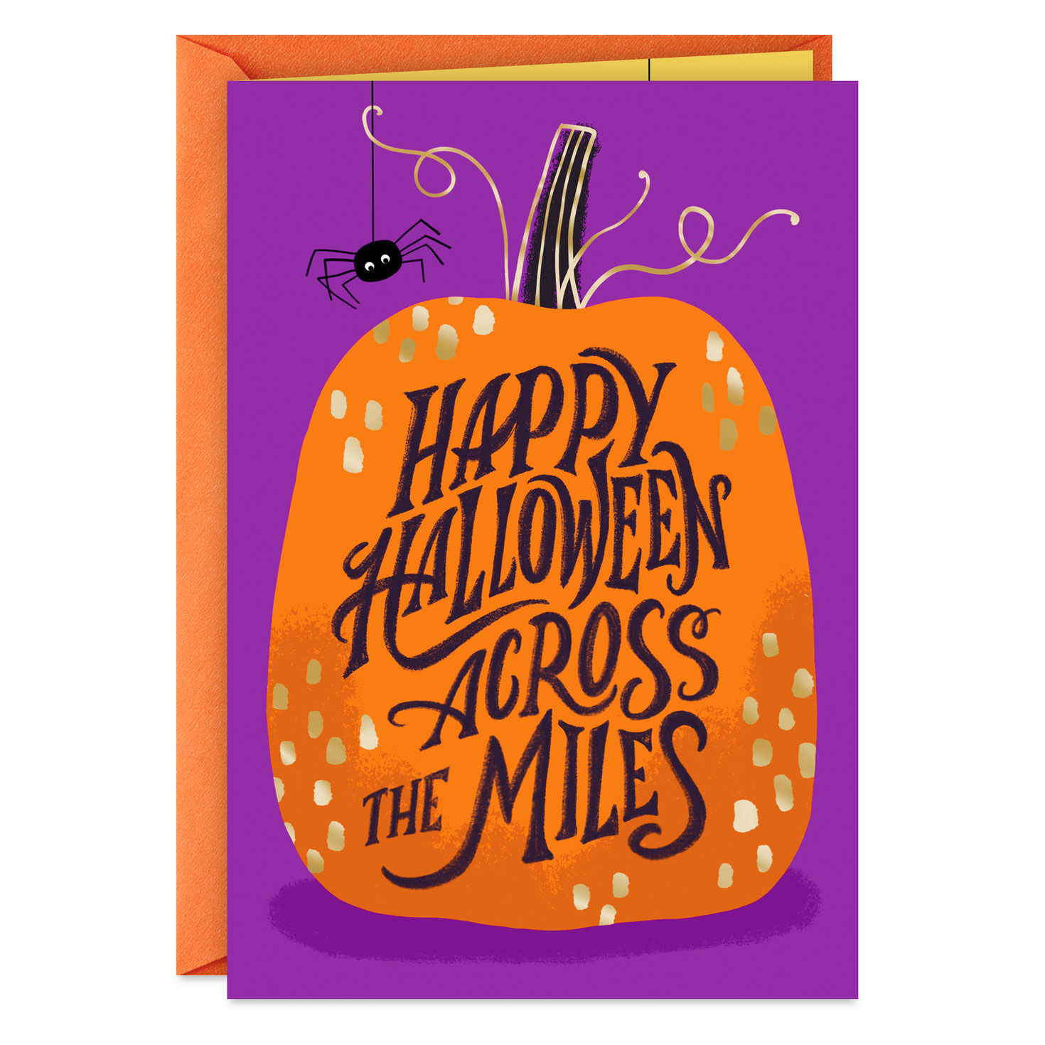 Thinking of You Across the Miles Halloween Card