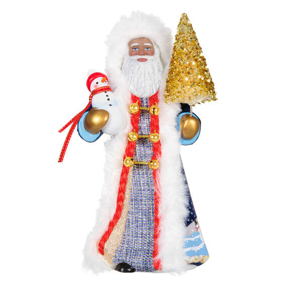Black Father Christmas Ornament, , large image number 1