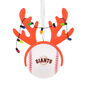 Giants Reindeer Baseball Christmas Ornament Front image number 1