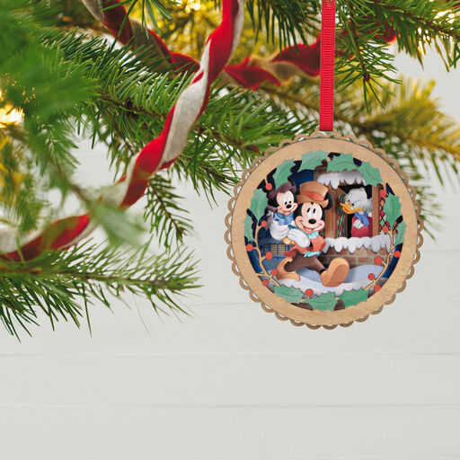 Disney Mickey's Christmas Carol 40th Anniversary Papercraft Ornament, 