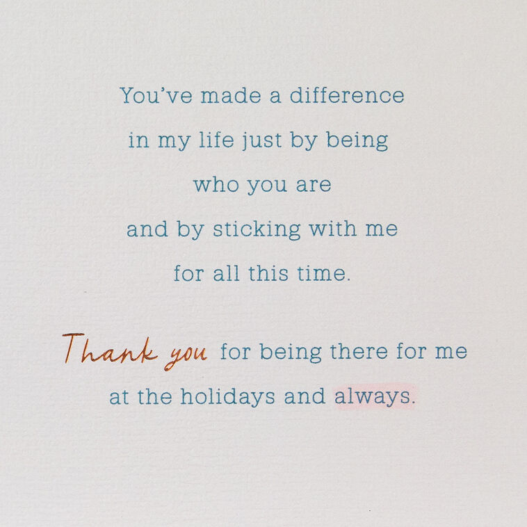 Geometric Green and Red Tree Friend Christmas Card Sentiment image number 2