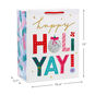 Happy Holi-Yay! Large Christmas Gift Bag measurement image number 3