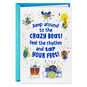 Bug Band Playing Instruments Kids Birthday Card Card Front image number 1