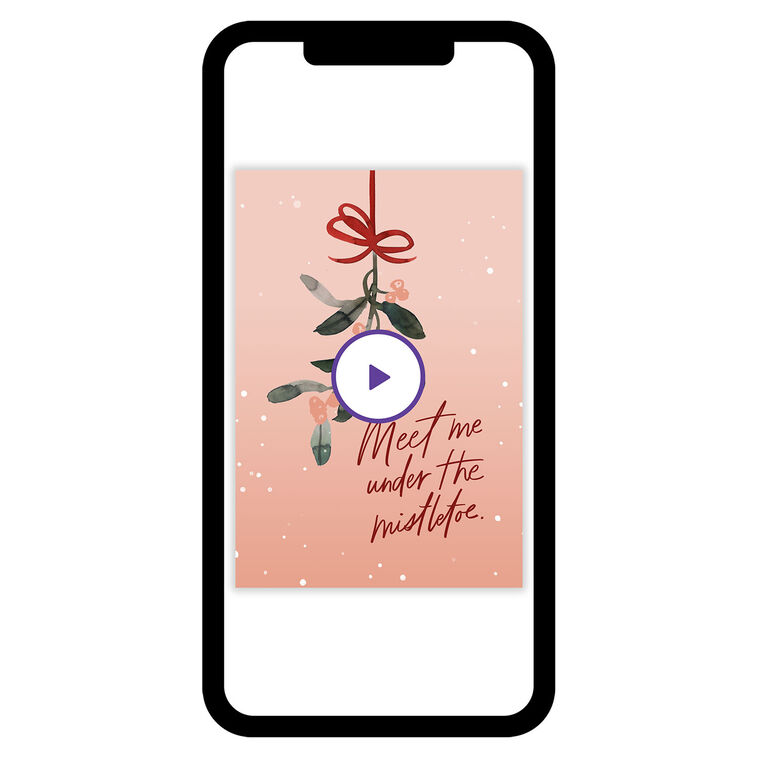 Meet Under the Mistletoe Christmas eCard
