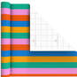 Bold Modern Stripes Wrapping Paper Mini Roll, 38.8 sq. ft., , large image number 1