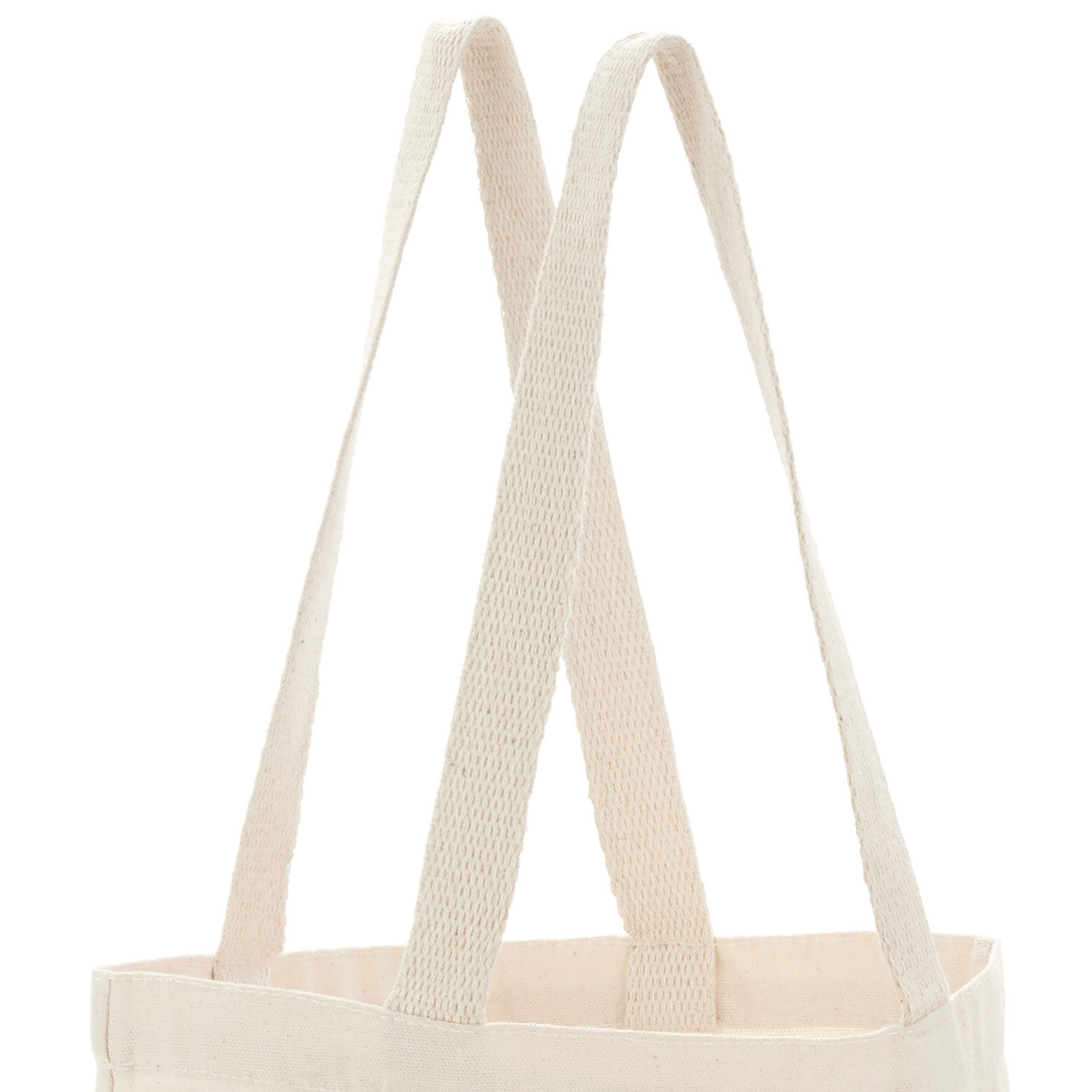 Trick or Treat Canvas Halloween Tote Bag Handle Detail image number 4