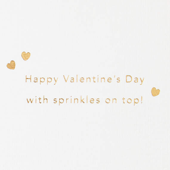 Sprinkles on Top Cupcake Valentine's Day Card, , large image number 2