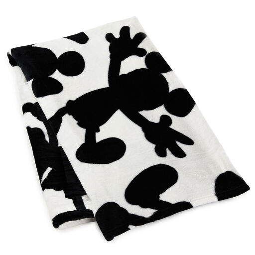 Disney Mickey Mouse Silhouettes Throw Blanket, 50x60, 