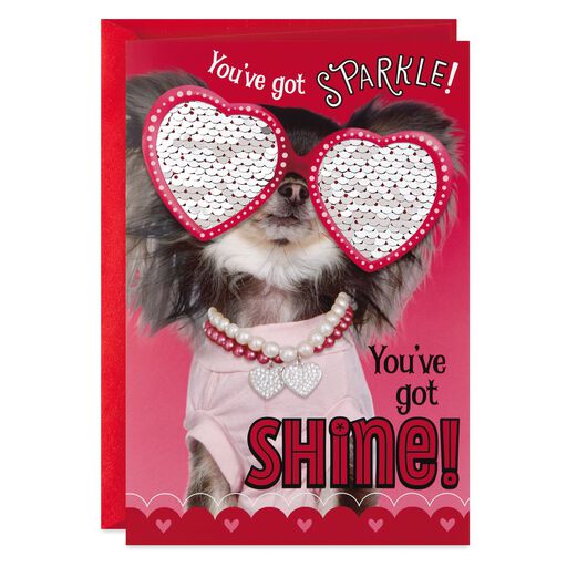 Sparkle and Shine Love You Lots Valentine's Day Card, 