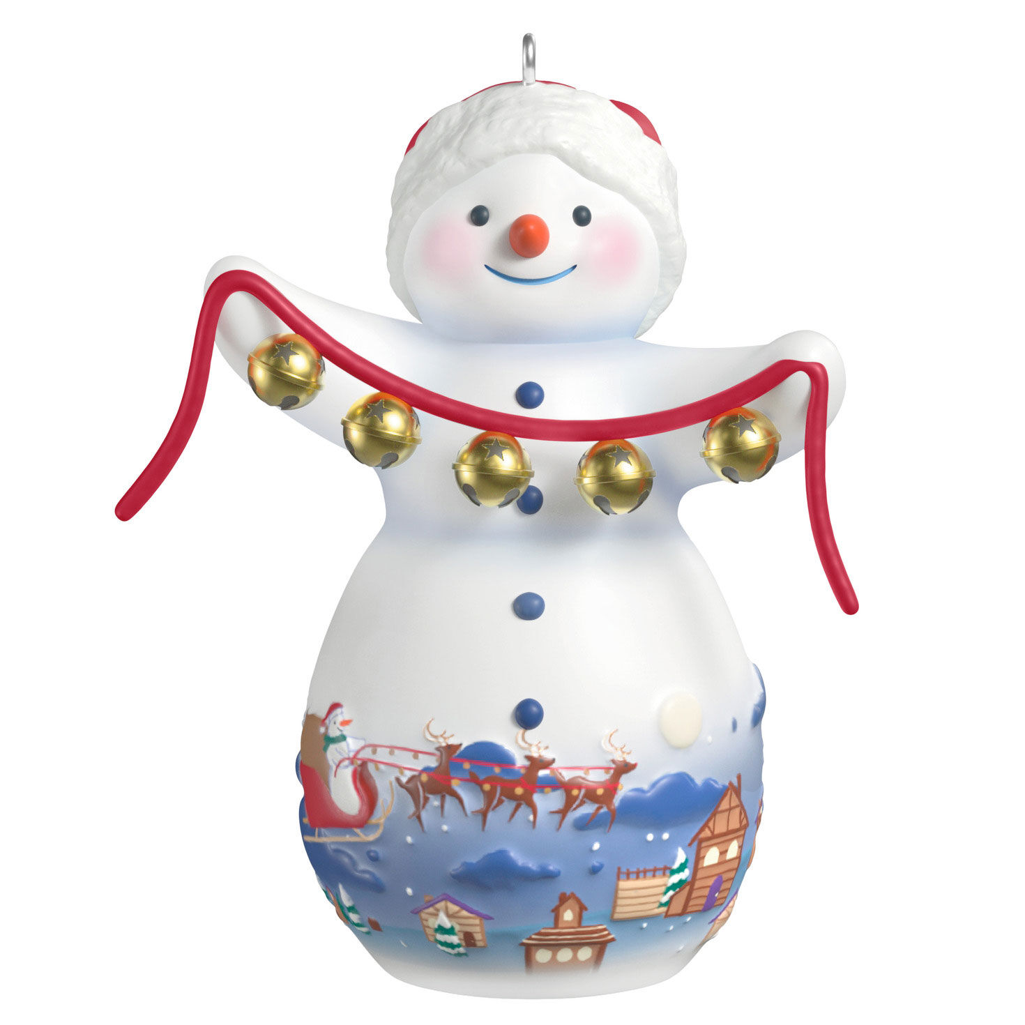 Snowtop Lodge Belle V. Holliday Porcelain Ornament