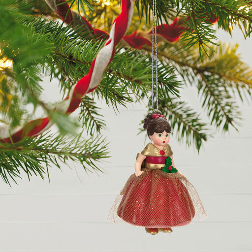 Madame Alexander Golden Holiday Celebration Ornament, 