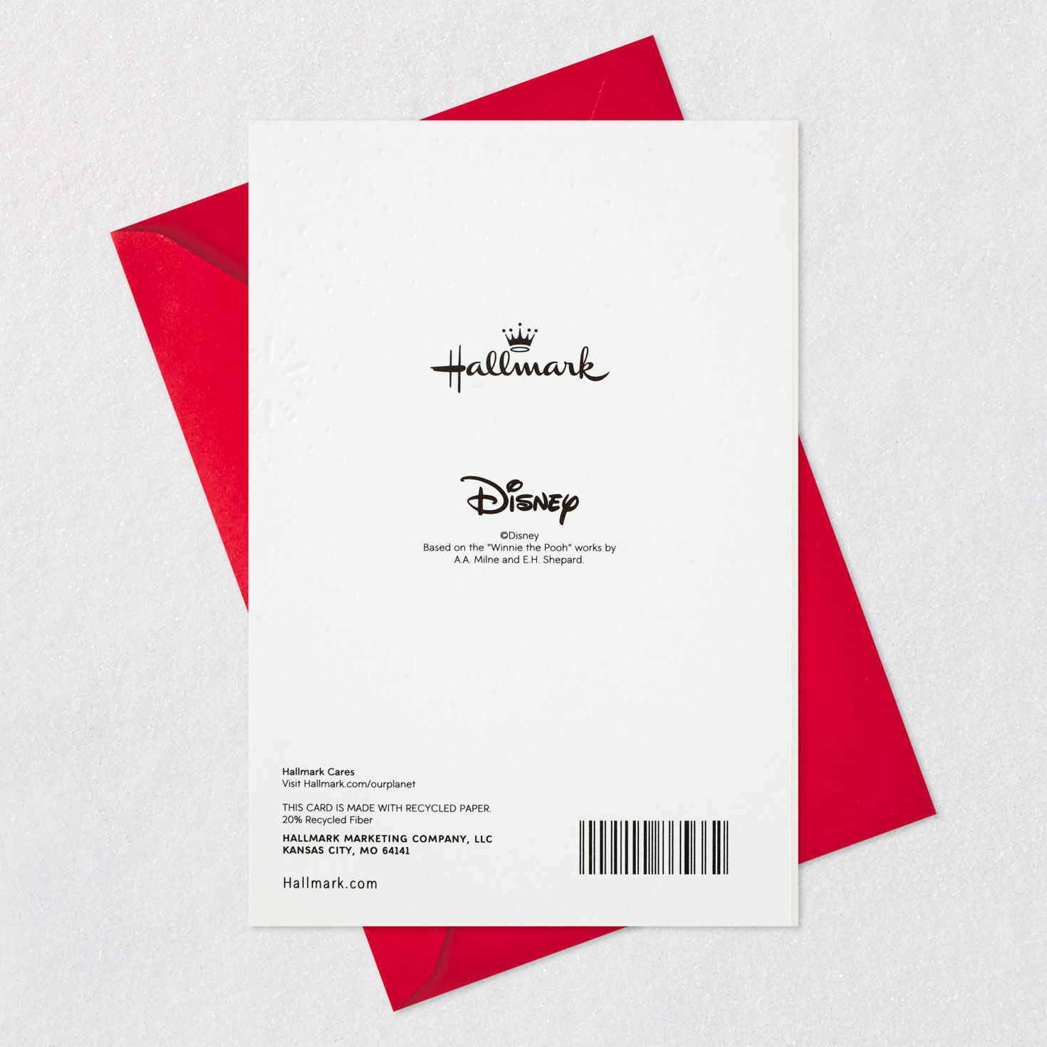 Disney Winnie the Pooh and Piglet Christmas Birthday Card, , large image number 7