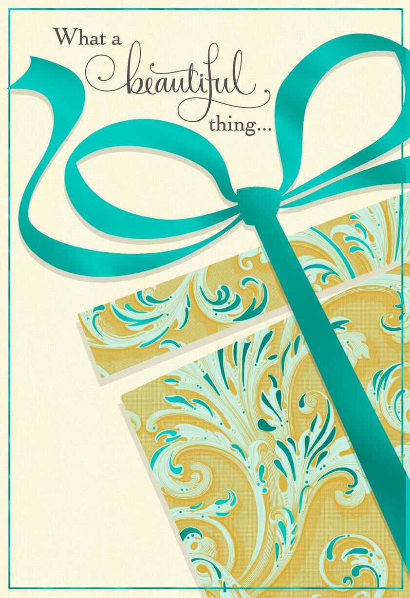 Beautiful Gift of You With Foil Birthday Card