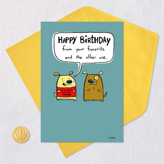 From Your Favorite and The Other One Funny Birthday Card, , large image number 5