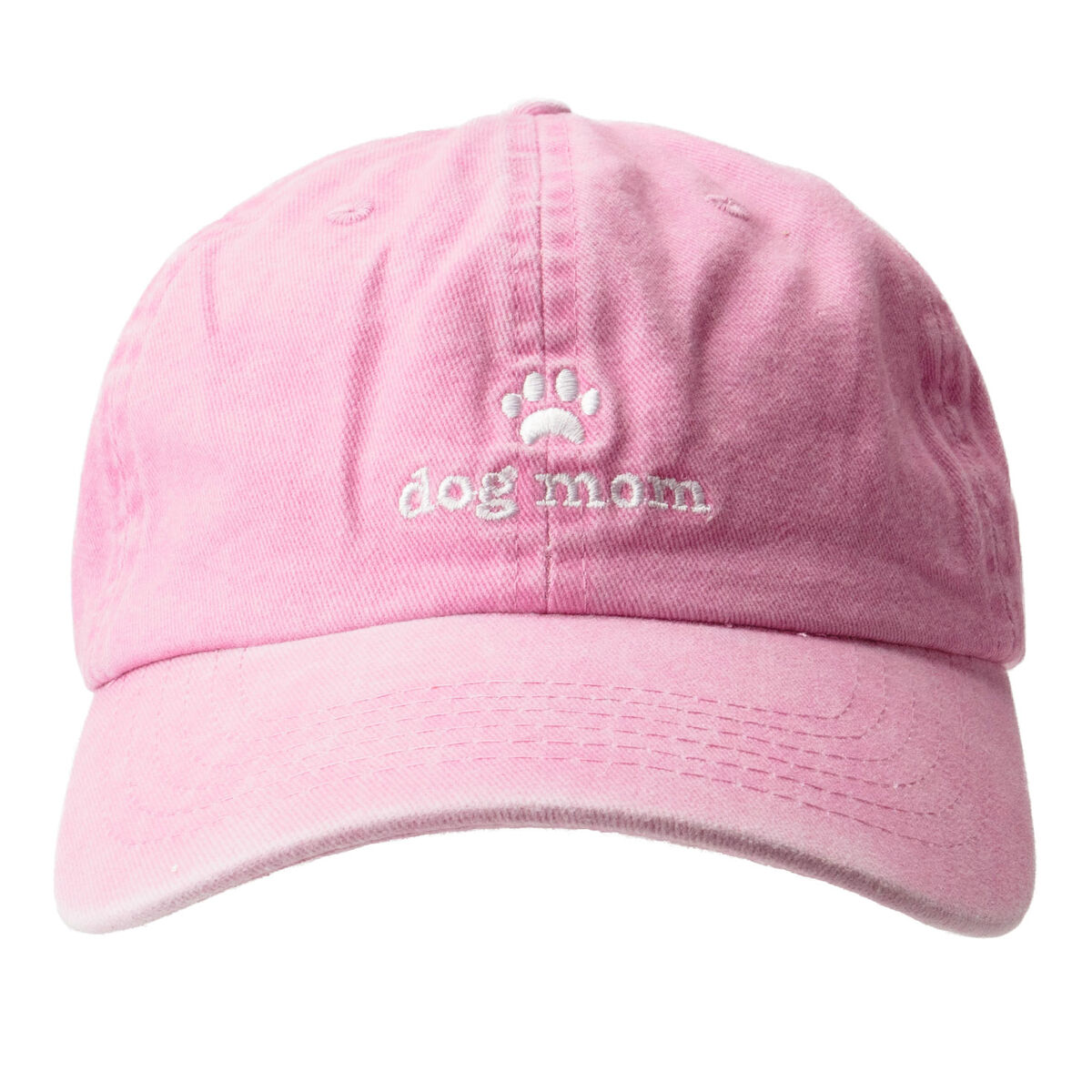 Olivia Moss Pink Dog Mom Embroidered Hat Scarves, Hats & Gloves
