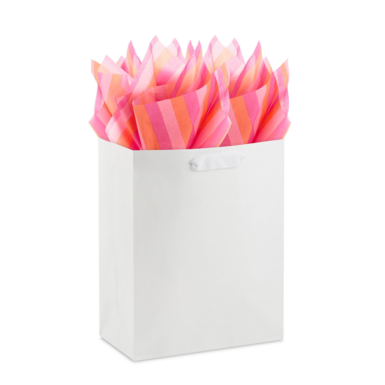 Warm Horizontal Stripes Tissue Paper, 6 sheets, Warm Stripe, large image number 4