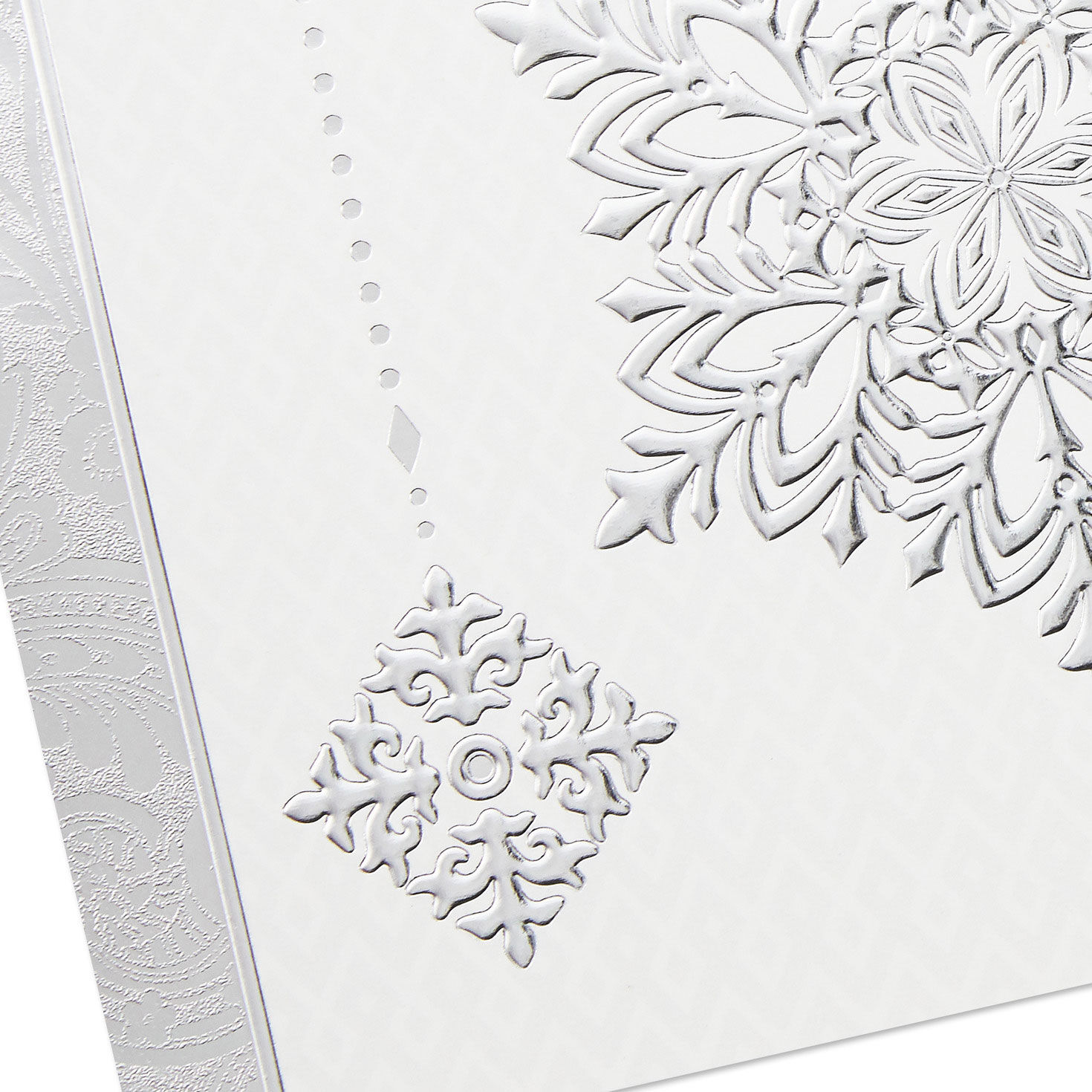 Silver Snowflakes Boxed Holiday Cards, Pack of 40, , large image number 5