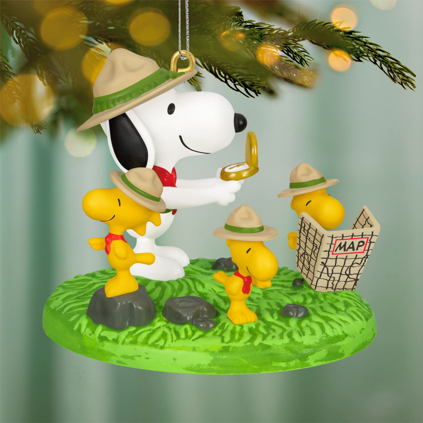 Snoopy Beagle Scouts Keepsake Ornament  image number 2