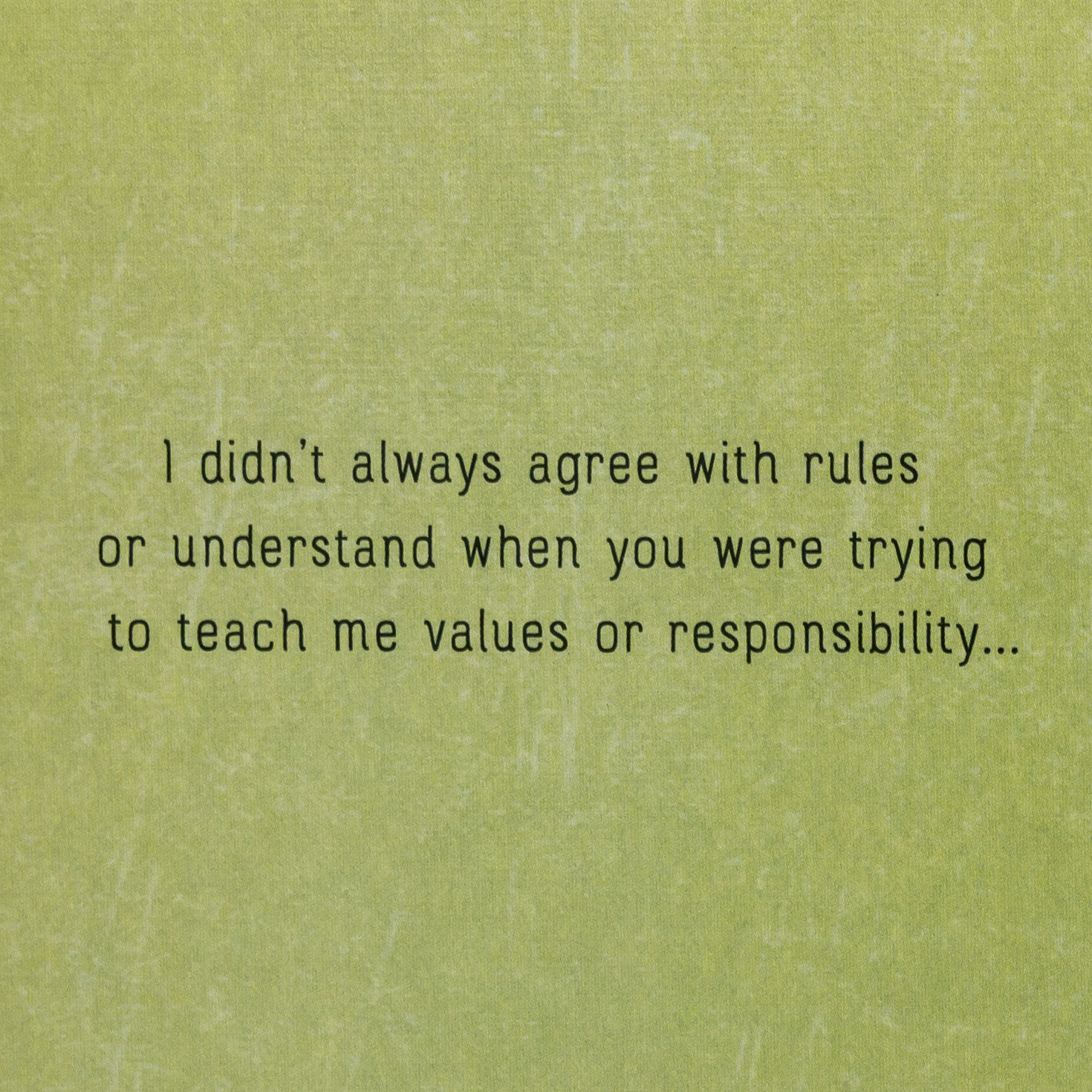 Leaves on Striped Background Dad Father's Day Card Sentiment image number 2