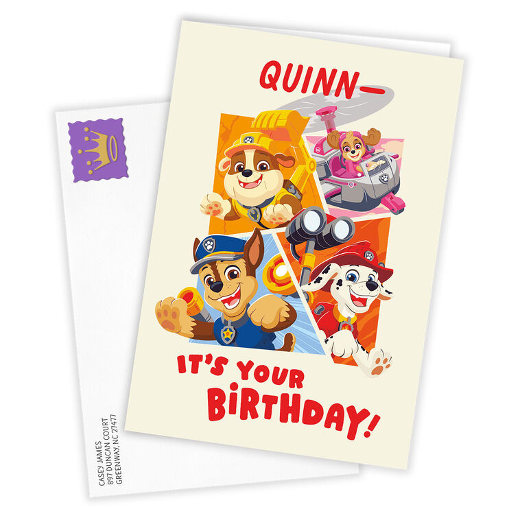 Paw Patrol™ Custom Birthday Card, , large image number 2