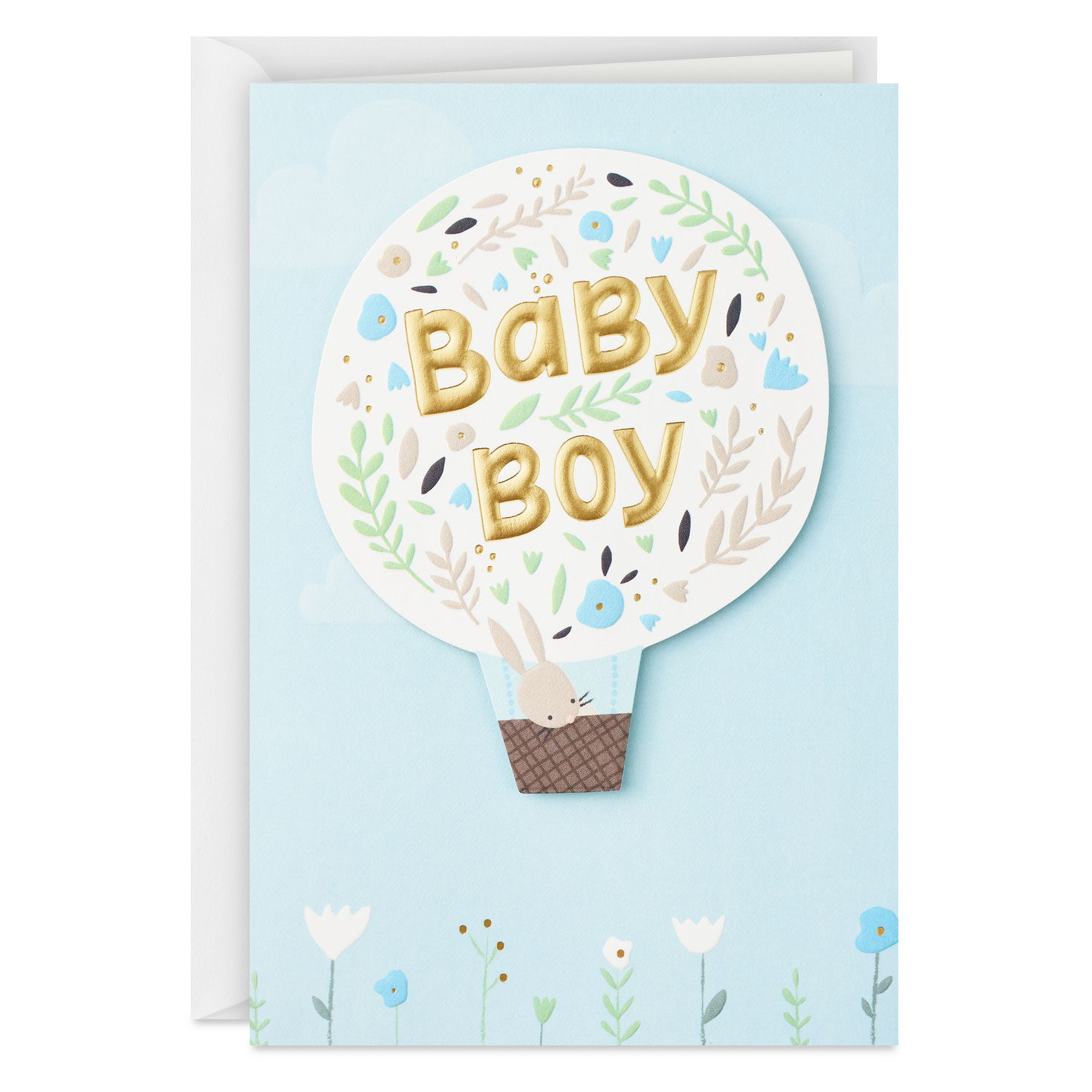 Luckiest Baby Ever New Baby Card for Boy