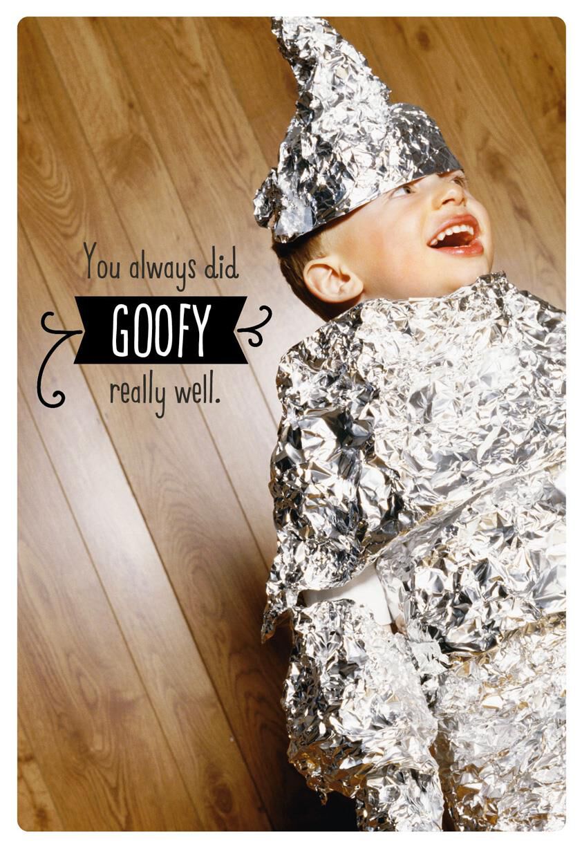 You Do Goofy Really Well Birthday Card for Cousin