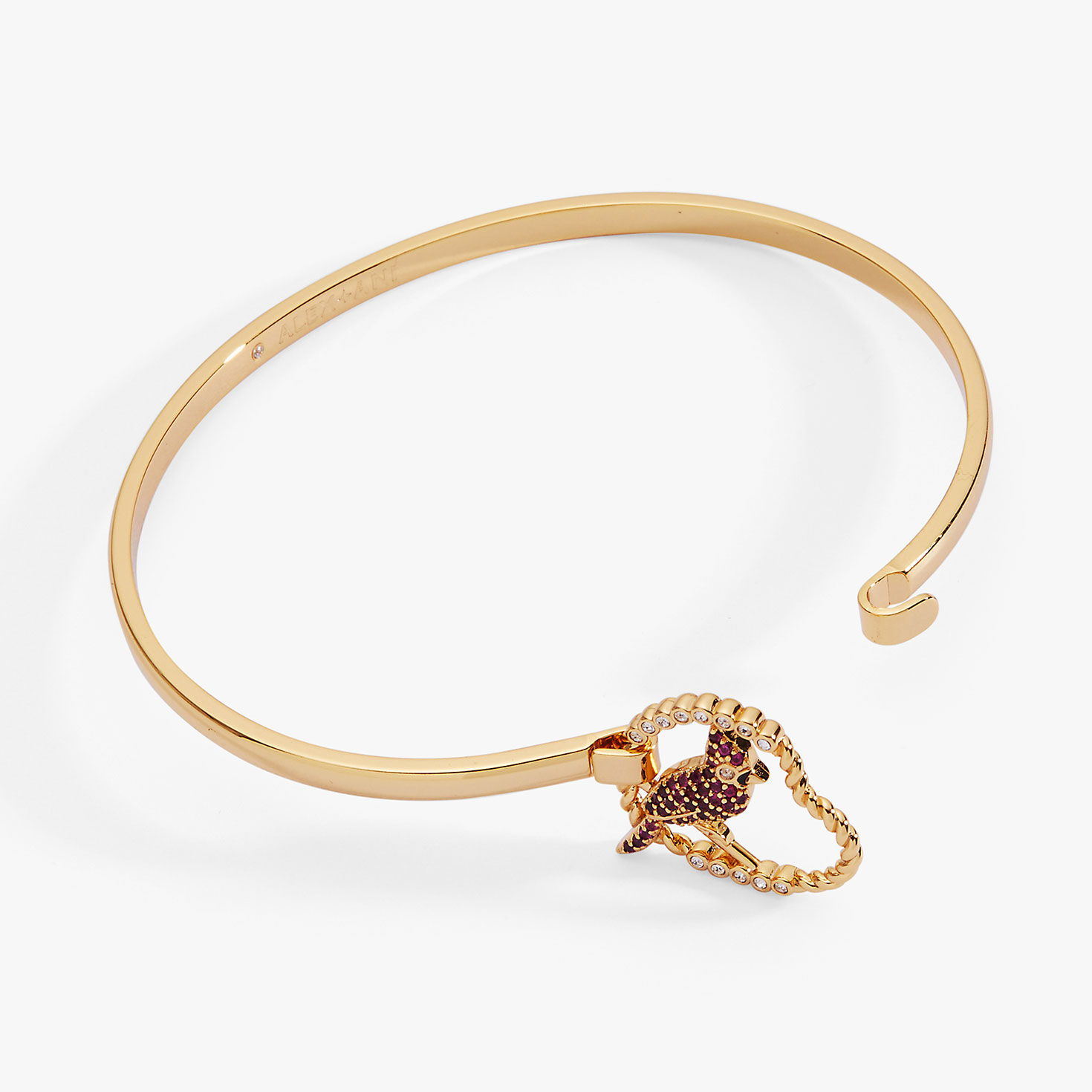 Alex And Ani Cardinal Bangle upclose view image number 2