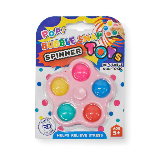 Spinner Pop! Bubble Snap Fidget Toy, 