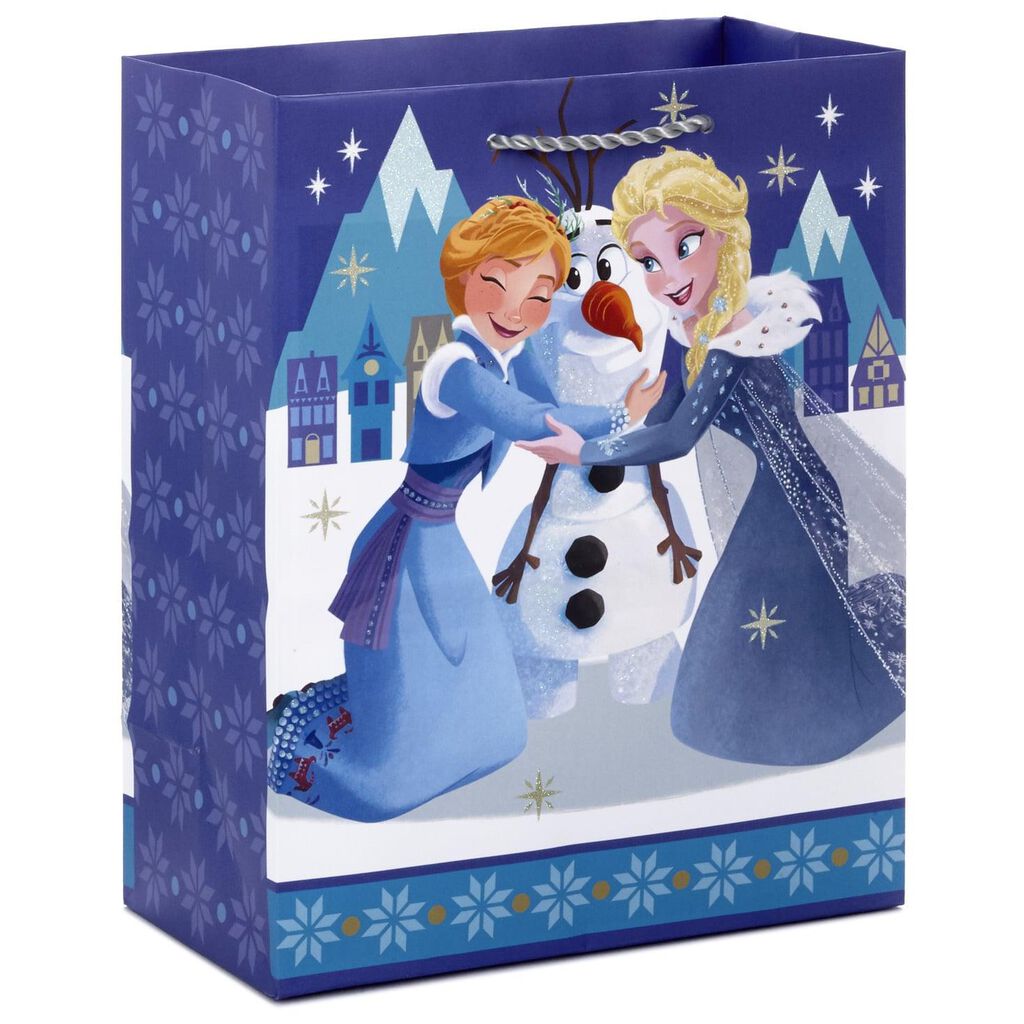 9 Disney Frozen Elsa Anna And Olaf Christmas Gift Bag
